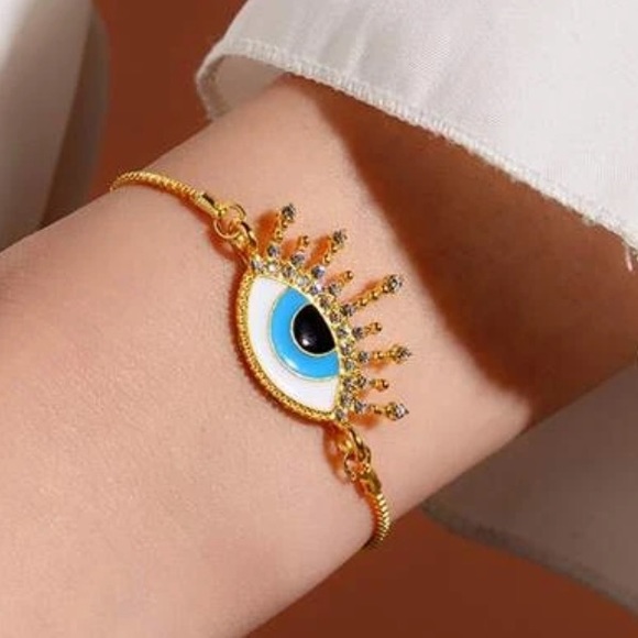 Eye Gold Decor Bracelet - Picture 1 of 5
